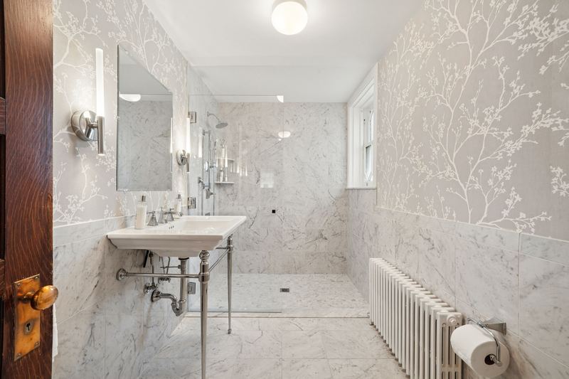 Renovated marble bath, 700 Meade Street