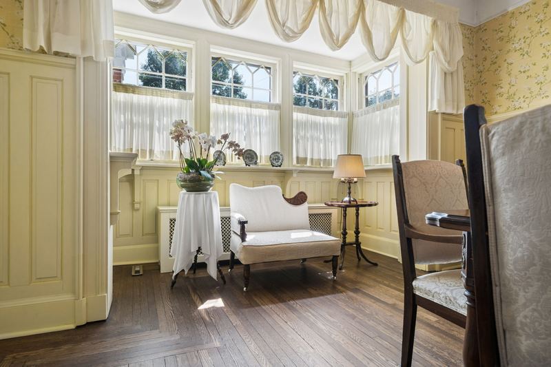 Dining room window bay, 700 Meade Street