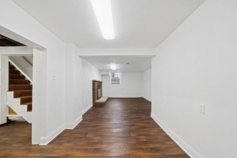 Finished basement, 700 Meade Street