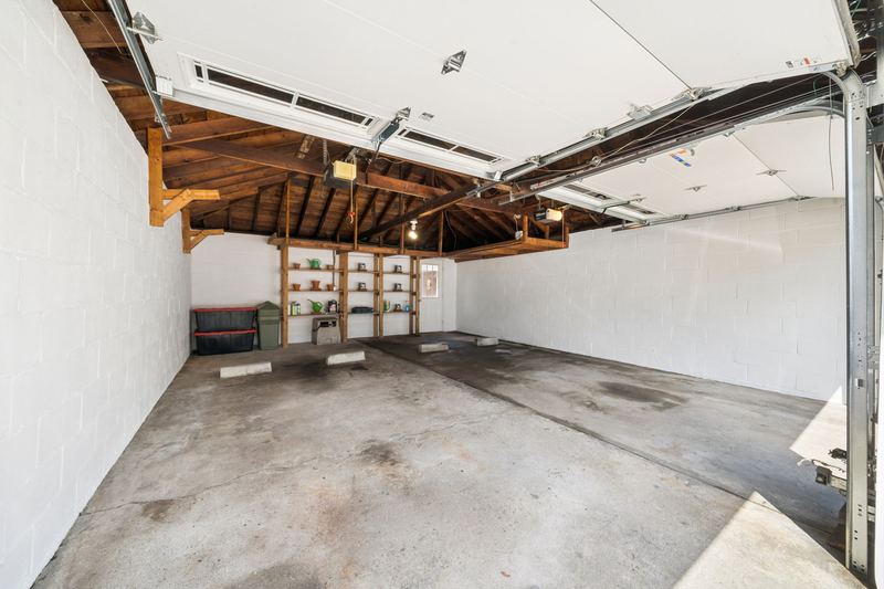 Garage interior, 700 Meade Street