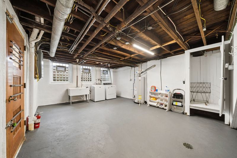 Laundry and utility room, 700 Meade Street