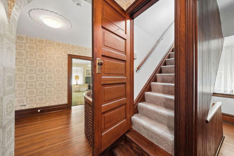 Secondary staircase, 700 Meade Street